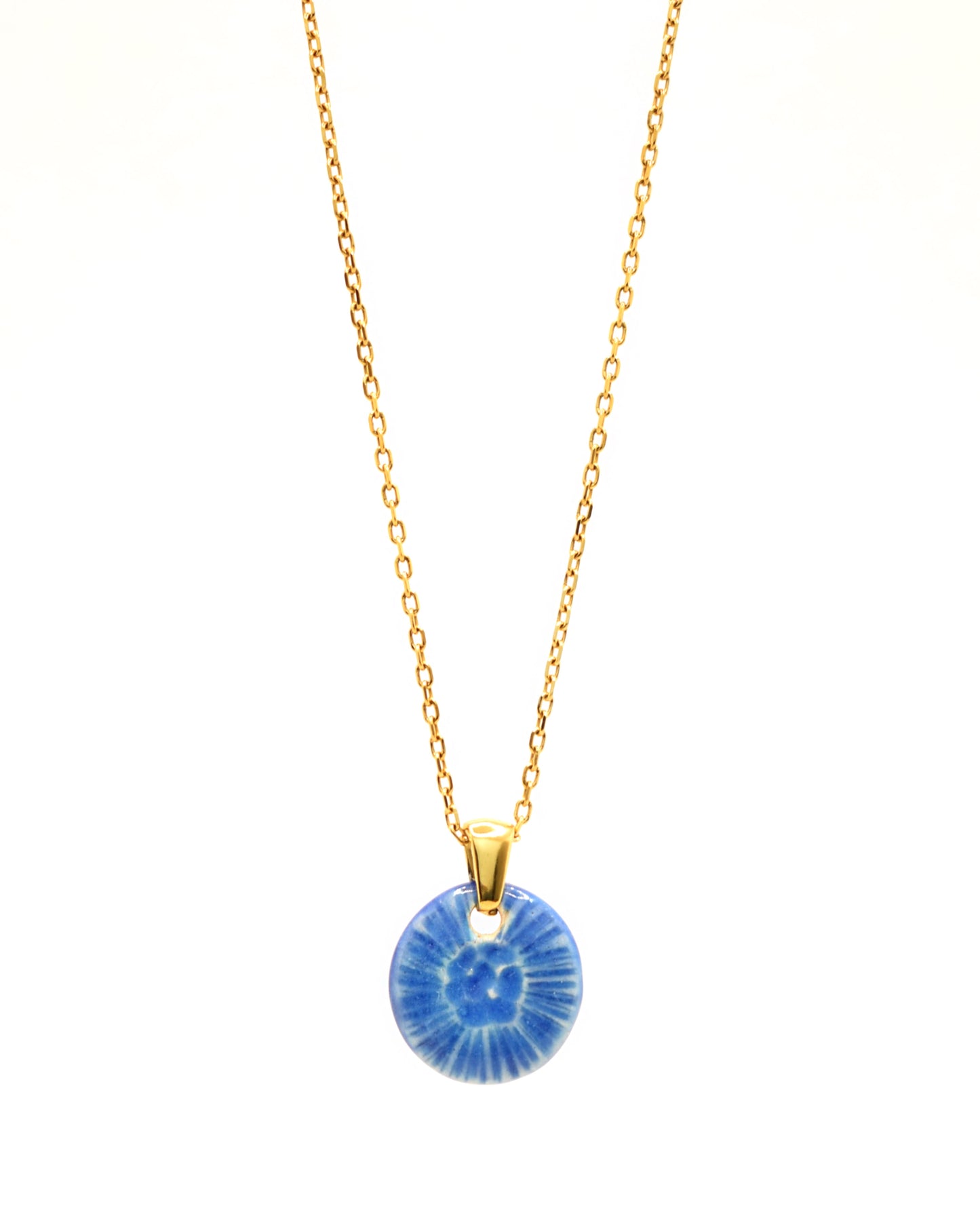 Blue Sea Flower Necklace